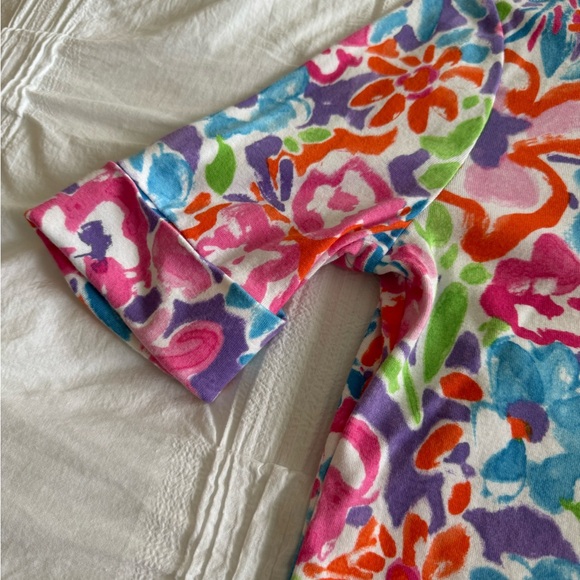 Lauren Ralph Lauren Short Sleeve Floral Top - Picture 4 of 6